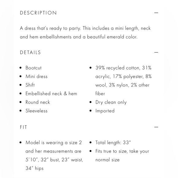 NWT Alice + Olivia Clyde Embellished Shift Dress Emerald Tweed Size: 4 - Picture 5 of 10